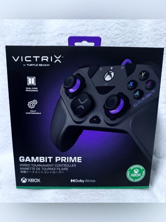 Turtle Beach Other - Victrix Gambit Prime Wired Controller - Black and Purple